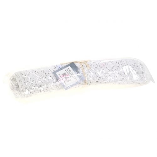 Floristik24 Bordslöpare virkad spets vit 30 cm x 140 cm