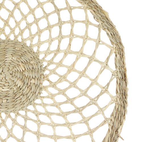 Floristik24 Seagrass bordstablett rund flätad sommardekoration till bordet Ø38cm