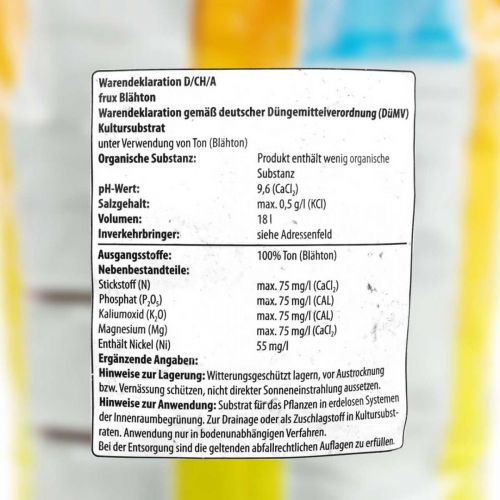 Artikel Frux lergranulat Hydroton expanderad lerväxtgranulat 18l