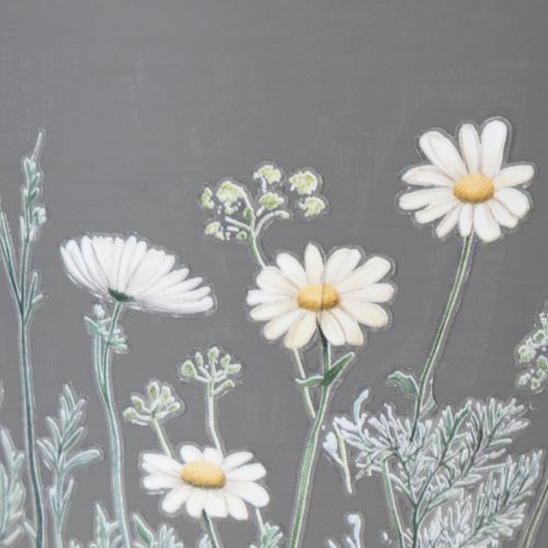 Artikel Blomkruka med blommönster för modern heminredning och sommarbalkongdekoration, 13 cm, 4 delar