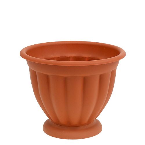 Floristik24 Kruka med fot, plast Ø15cm H13cm