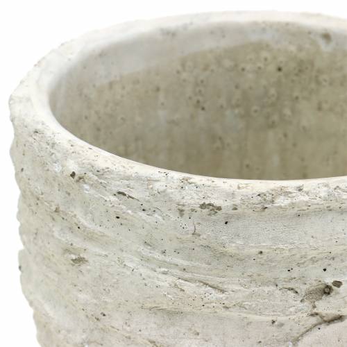 Floristik24 Växtkruka vit antik Ø14,5cm H13cm