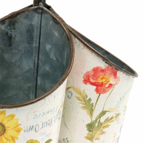 Floristik24 Växt kruka blomma design med spadehandtag 3 delar H27cm