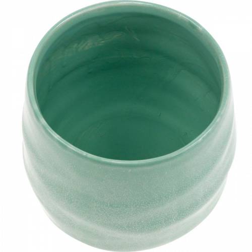 Floristik24 Keramikkruka, växtskål, korrugerad keramikkruka Ø16cm 2st