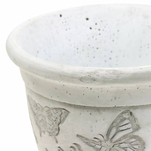 Floristik24 Växtkruka, bägare med fjärilar Ø12,5cm H13cm 2st