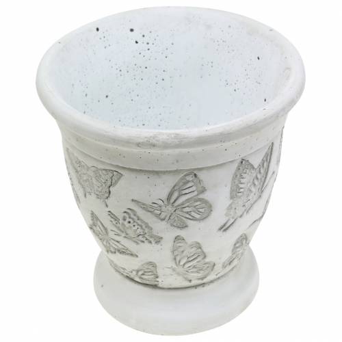Floristik24 Växtkruka, bägare med fjärilar Ø12,5cm H13cm 2st