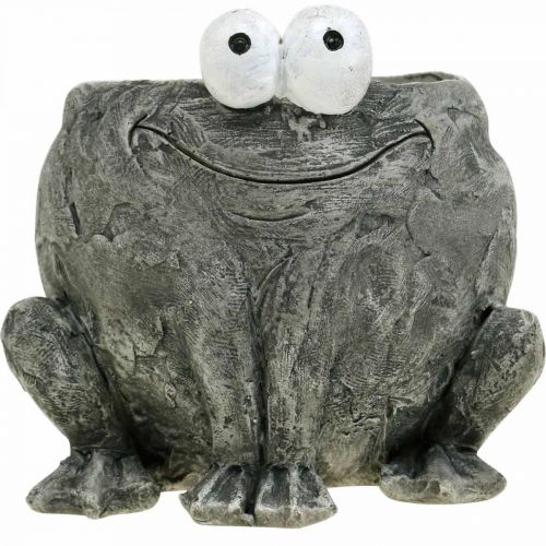 Artikel Grytlappsgroda med smilegrå 11x12cm
