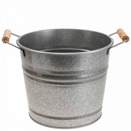 Floristik24 Planterkruka vintage dekorativ metallhink Ø26cm H23cm