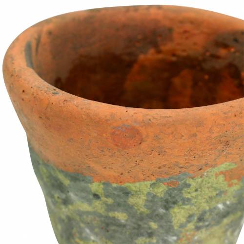 Floristik24 Krukkruka vintage naturlera Ø14,5cm H12cm 2st