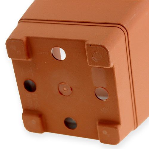 Floristik24 Blomkruka "Nora" 14cm x 14cm H11cm terrakotta, 1 st