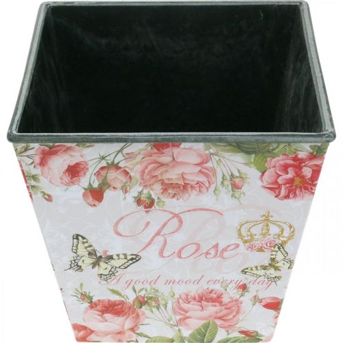 Floristik24 Planteringskruka vintage, dekorativ kruka, planteringsrosor H13cm B13,5cm