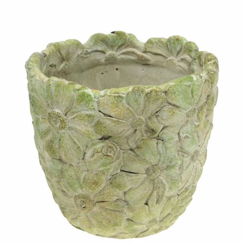 Floristik24 Växtkruka grön Ø15,5cm H15cm