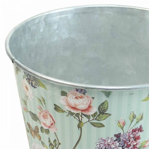 Floristik24 Blomkruka rosor plantering metall sommar Ø14cm H12,5cm