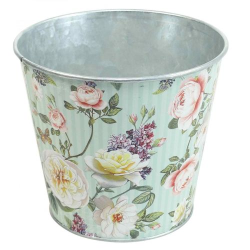 Floristik24 Blomkruka rosor plantering metall sommar Ø14cm H12,5cm