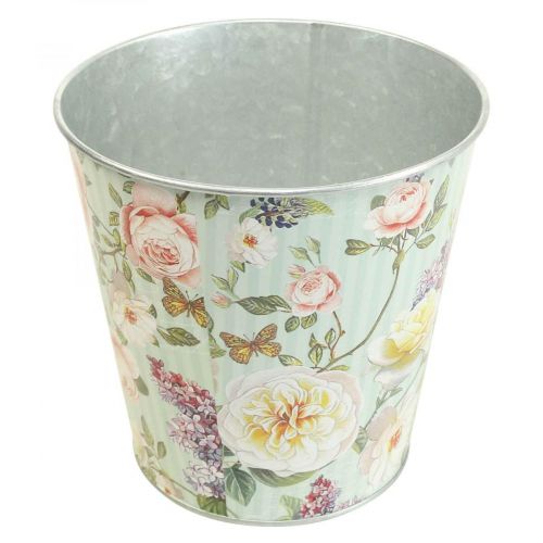 Floristik24 Blomkruka rosor plantering metall sommar Ø15,5cm H15cm