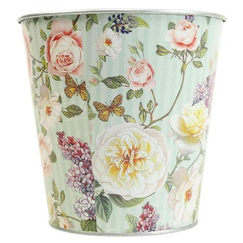Floristik24 Blomkruka rosor plantering metall sommar Ø15,5cm H15cm