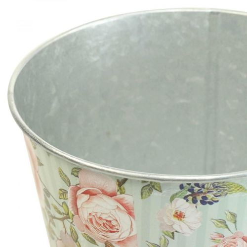 Floristik24 Blomkruka rosor plantering metall sommar Ø15,5cm H15cm
