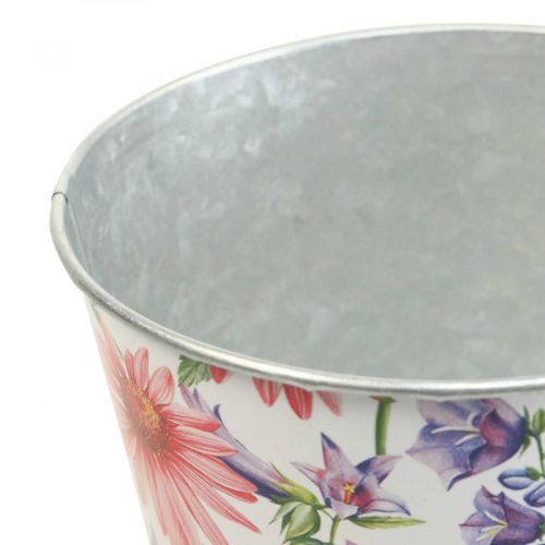 Floristik24 Blomkruka vårdekoration metall cachekruka Ø15,5cm H15cm