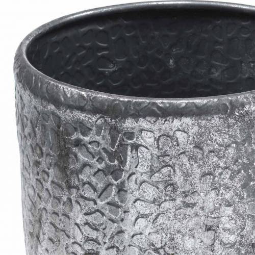 Artikel Antik zink silver cachepot Ø22 / 26 / 30cm, set med 3