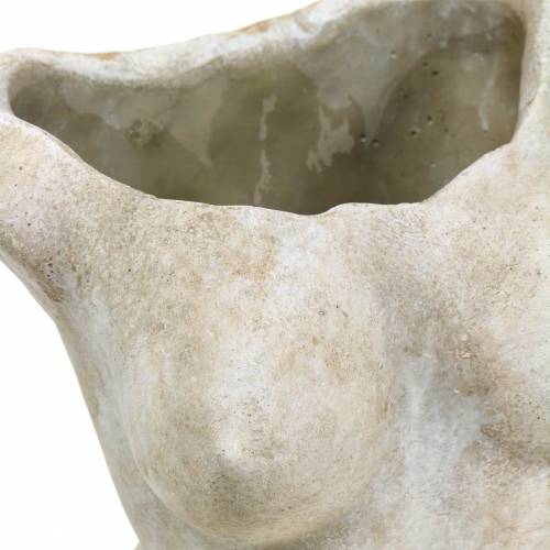 Floristik24 Växtkropp torso hona grå 19 × 13,5 cm H27cm