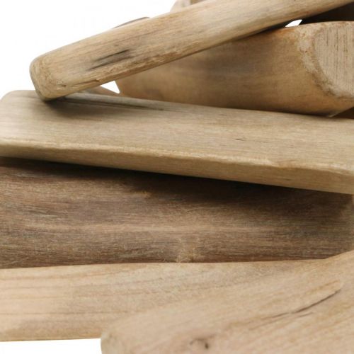 Floristik24 Drivved natur, maritim dekoration trä L8cm 250g