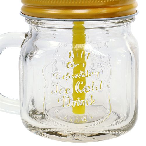 Floristik24 Dricksglas med lock Ø7cm H9cm 2st