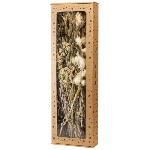 Artikel Torkade blommor vitguld med mössa blommor Phalaris 30cm 200g