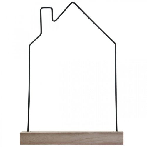 Floristik24 Ställ för torkade blommor Stånd Hus Stång 34,5×24,5cm
