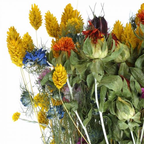 Artikel Gäng torkade blommor Gäng torkade blommor Ängsblommor bukett 58cm