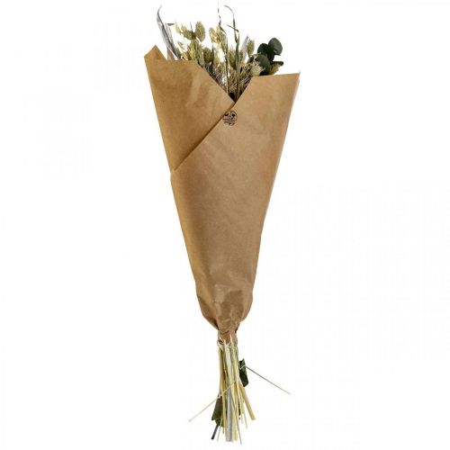 Floristik24 Torkad blombukett tistel eukalyptus torkad silver 64cm