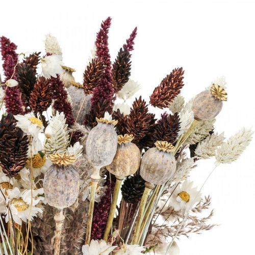 Bukett torkade blommor sommardekoration torkade blommor 58cm