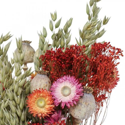 Artikel Bukett torkade blommor Bukett ängsblommor Röd H50cm 150g