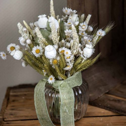 Floristik24 Bukett torkade blommor halm blommor korn vallmo kapsel torrt gräs 50cm