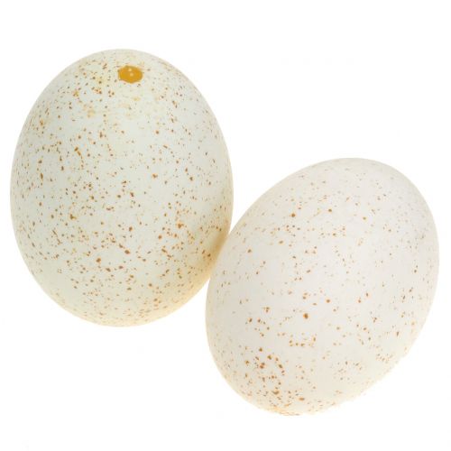Kalkonägg natur 6,5cm 10st