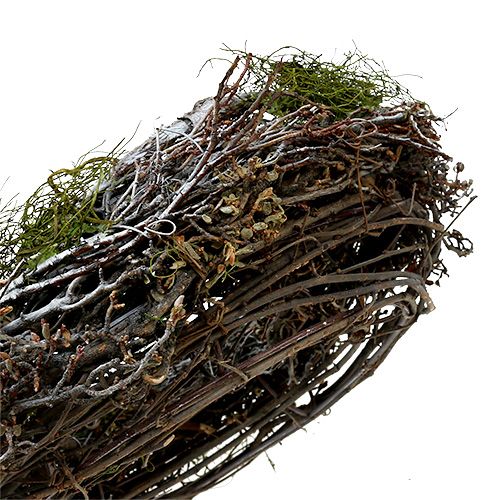 Floristik24 Dörrkrans med mossa Ø28cm grå, grön