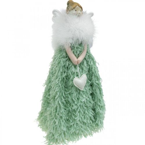 Dörrstopp Julängel Ängel Figur Grön H38cm