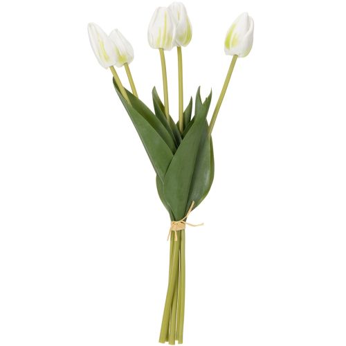 Artikel Dekorativa konstgjorda tulpanblommor för elegant inredning, 40 cm, 5 stycken