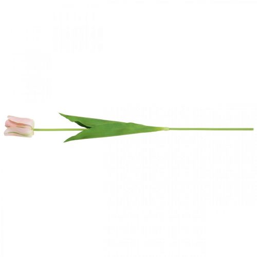 Artikel Tulpan konstgjord rosa stjälkblomma H67cm