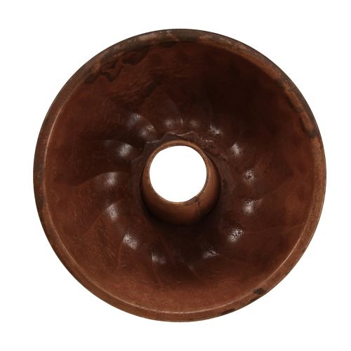 Floristik24 Planteringskärl rost kakform köksdekoration metall Ø23cm H12cm