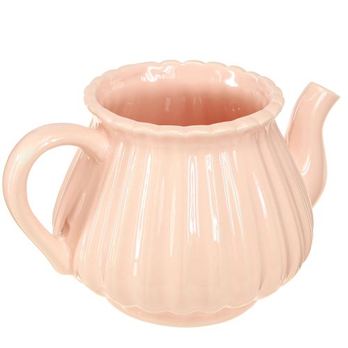 Artikel Planteringskruka keramik dekorativ tekanna orange gul 19,5×13,5×11cm 2 st