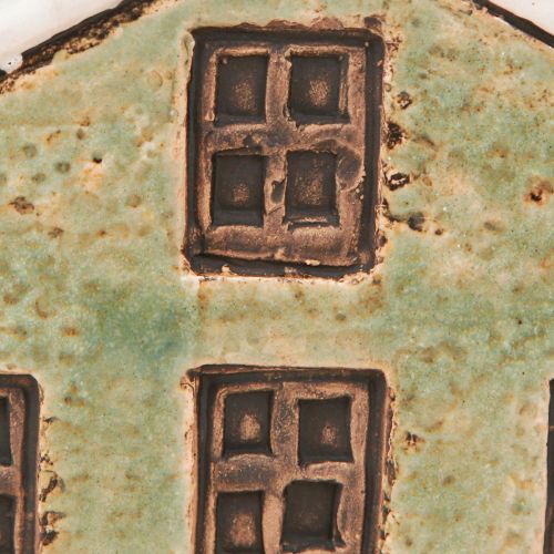 Artikel Kruka Keramik Hus Advent Mint Vit 10×10×12cm