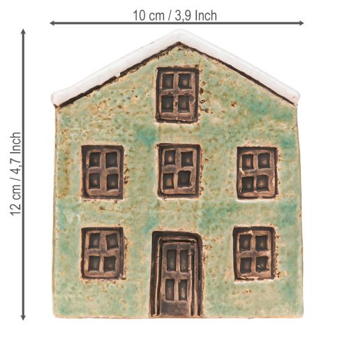 Artikel Kruka Keramik Hus Advent Mint Vit 10×10×12cm