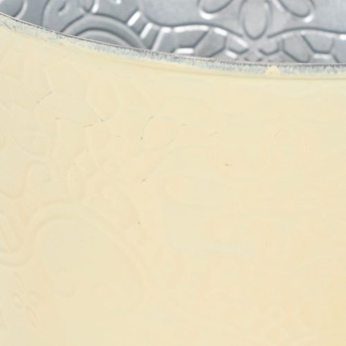 Artikel Metallkruka, pastellgul, Ø16cm H14cm