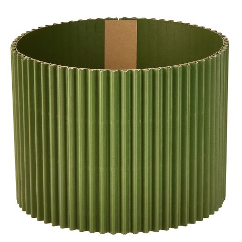 Blomkruka av papper mörkgrönt Ø19cm H14cm 3 st