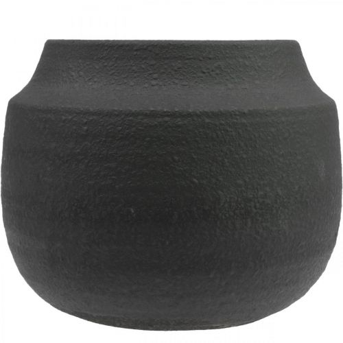 Floristik24 Planteringskruka svart keramik blomkruka Ø27cm H23cm