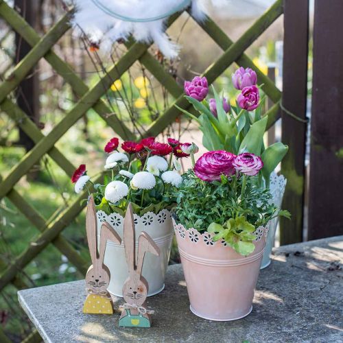 Floristik24 Plantera blomprydnad ljusgrön Ø15cm H15cm