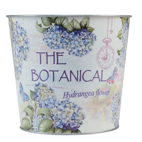 Artikel Planteringskruka i metall blomkruka hortensia Ø24cm H21cm
