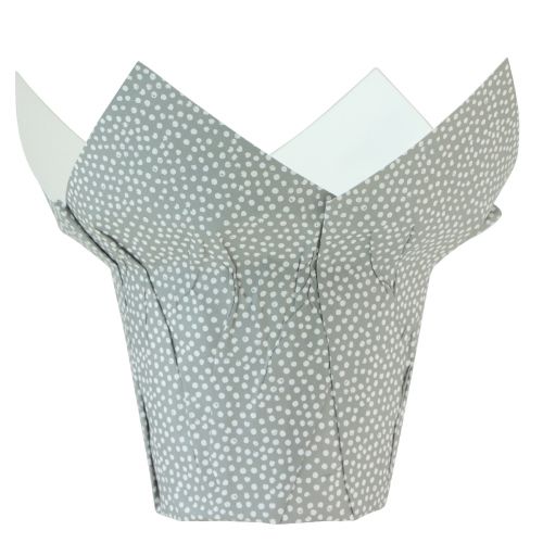Planteringspapper prickade presentförpackningar blommor Ø9cm H16cm 8 st