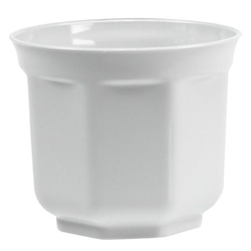 Floristik24 &quot;Tino&quot; planter Ø40cm vit
