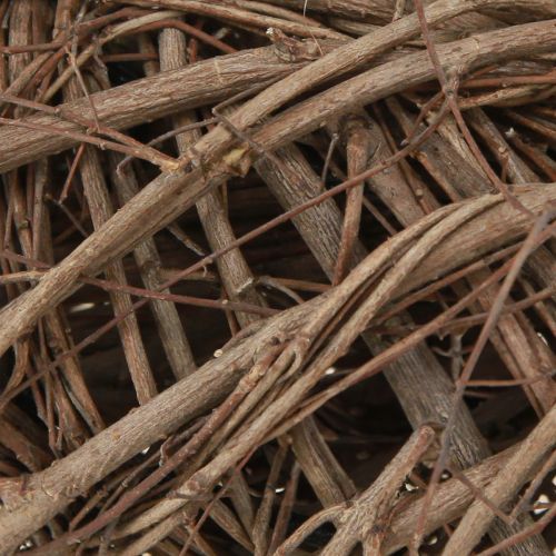 Artikel Almkrans dekorativ krans naturbrun Ø23–25cm H6,5cm 2st